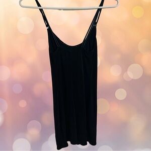 Source Unknown Black Mini Lounge Dress